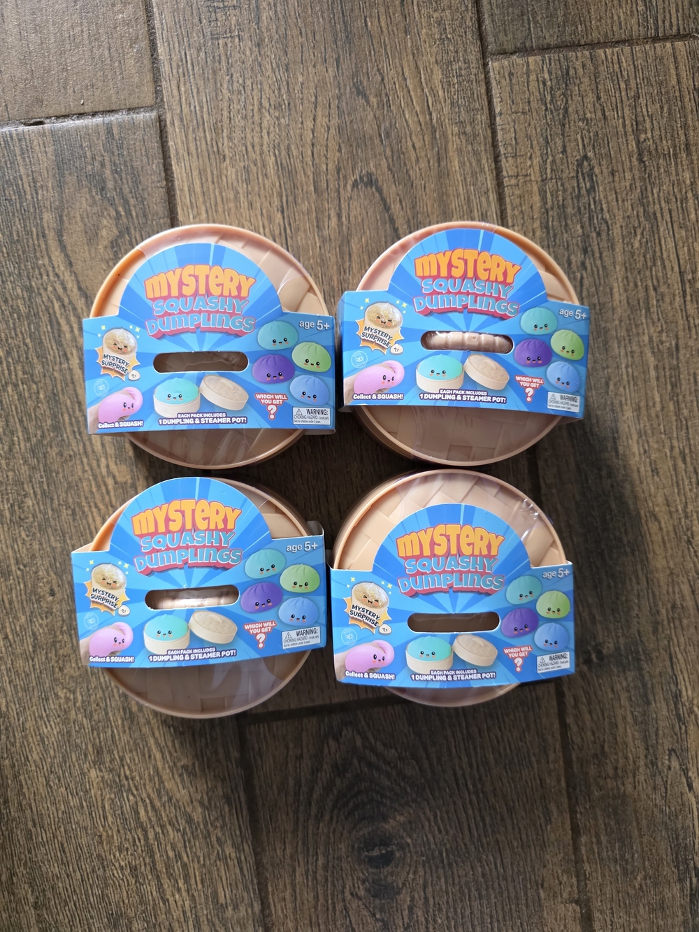 VIRAL DUMPLING SQUISHIES Kids Sensory Toy - Set Of 4
